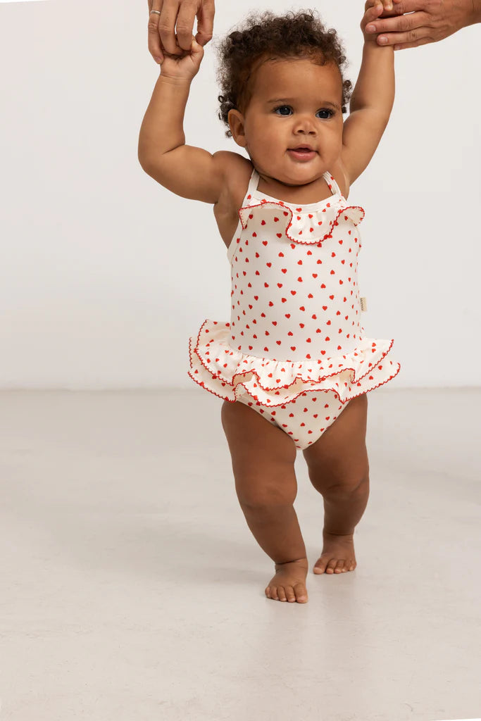 Swinnie Bathing Suit Happy Hearts