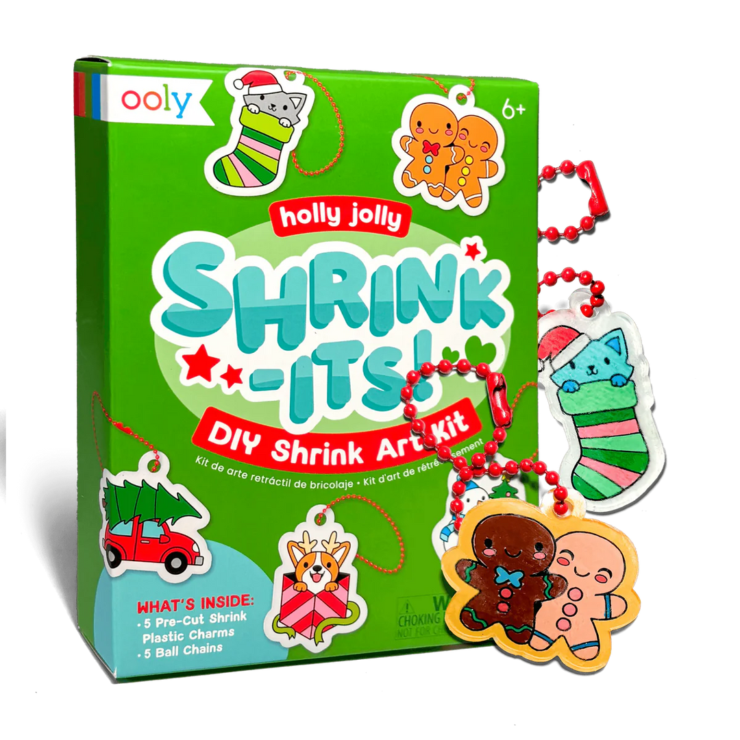 Mini Shrink-Its : D.I.Y. Shrink Art Kit Holly Jolly