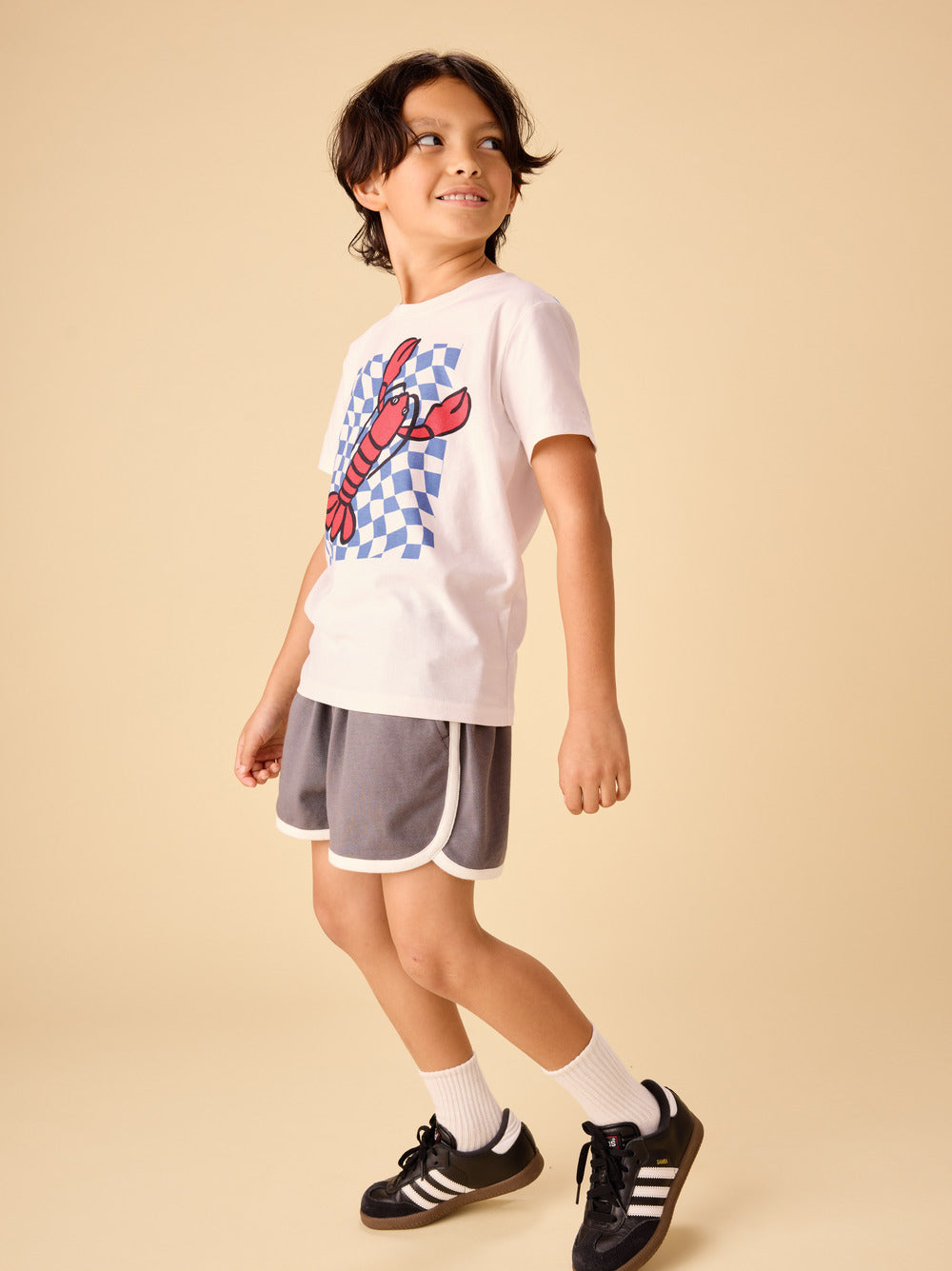 Checkerboard Catch Graphic Tee
