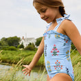 Load image into Gallery viewer, Blue Bell Field Floral Hero Swimsuit
