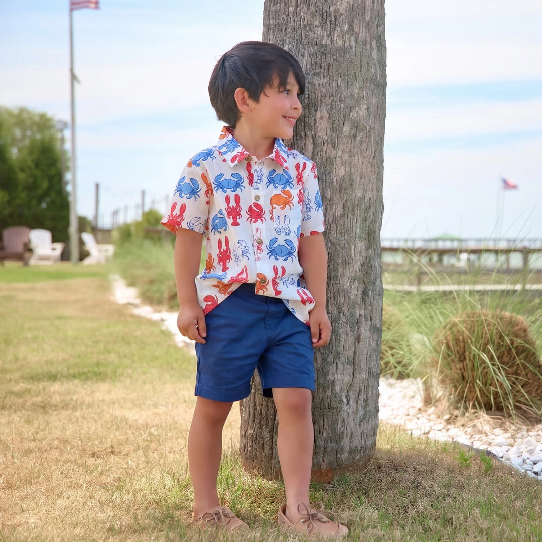 Boys Jack Shirt Lobsters & Crabs