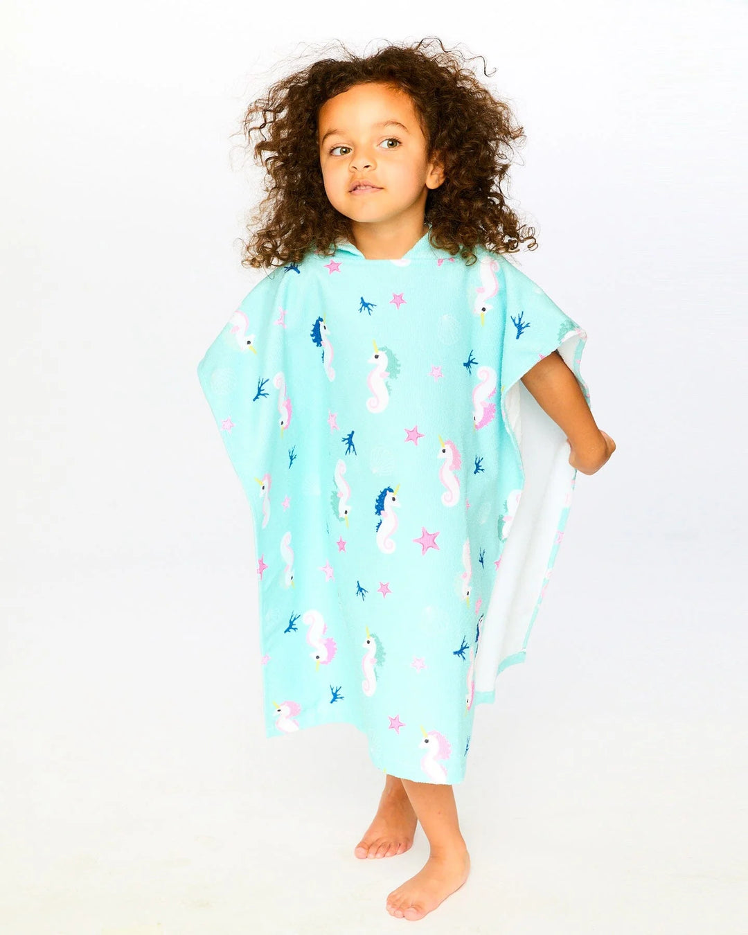 Hooded Beach Towel Seahorse
