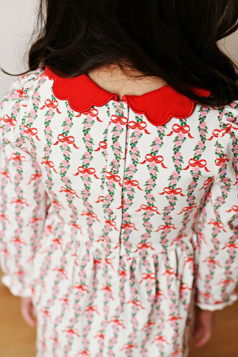 Holiday Ribbon Romper