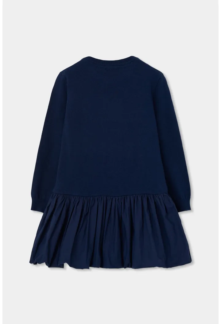 Combined Knit Dress