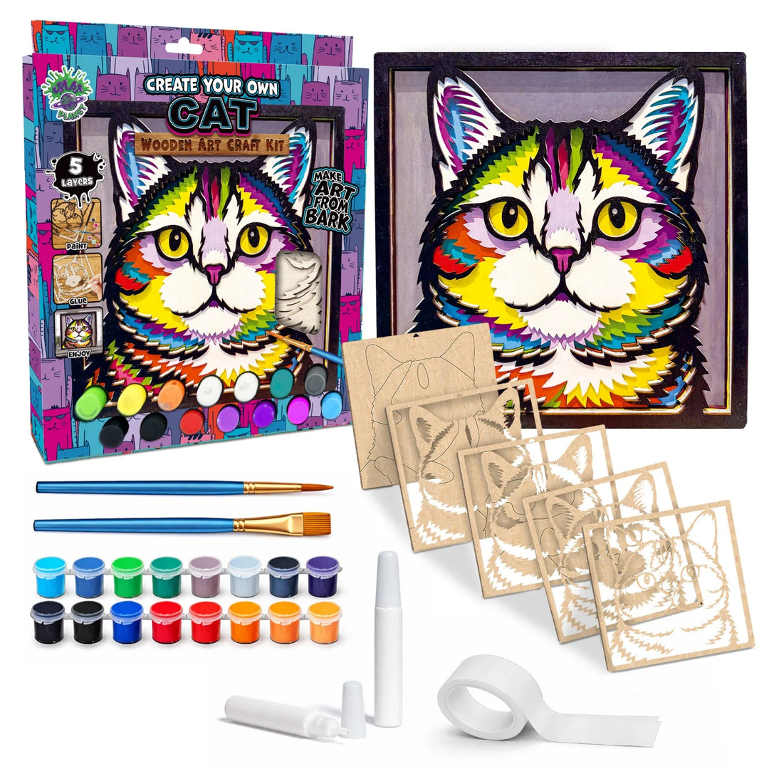 Cat Wood Art