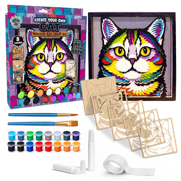 Cat Wood Art