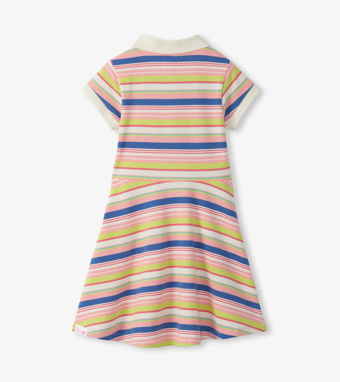 Vintage Camp Stripe Pique Polo Dress