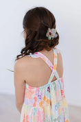 Load image into Gallery viewer, Hibiscus Floral Ruffle Cross Back Dress
