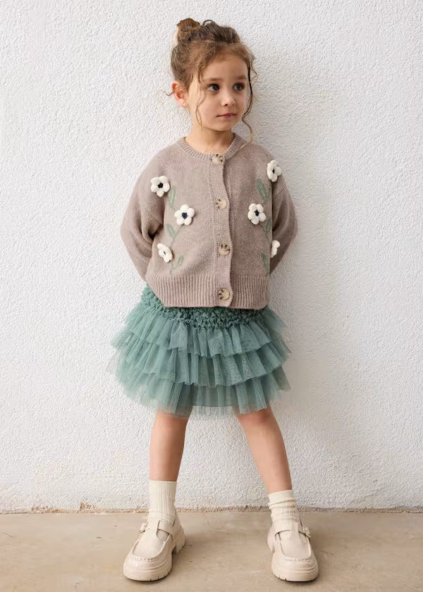 Floral Knit Cardigan