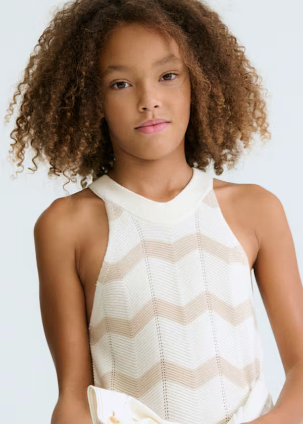 Zig Zag Knit Dress