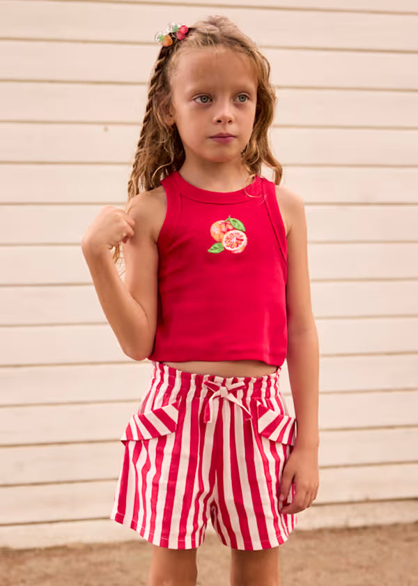 Red stripe Shorts