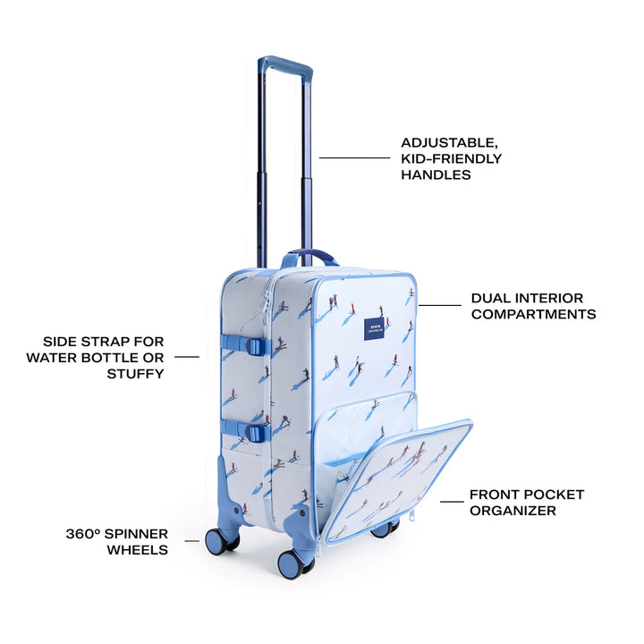 Gray Malin Logan Carry On Suitcase Deer Valley Skiers