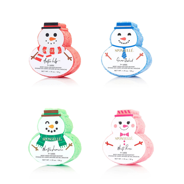 Snowman Body Wash Infused Buffers