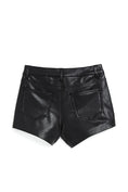Load image into Gallery viewer, High Rise Pleather Shorts
