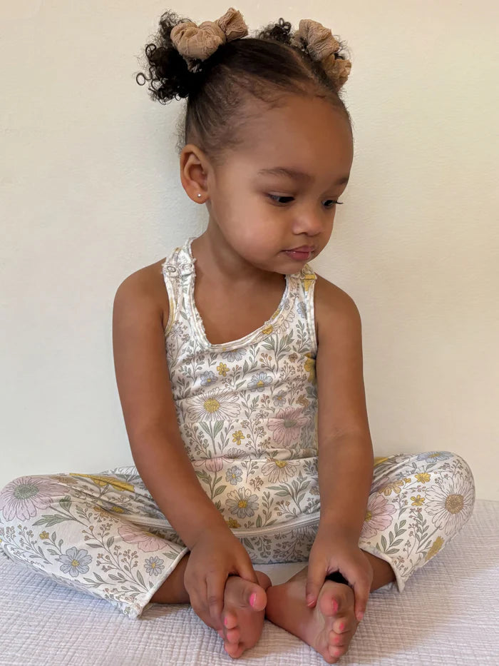 Cotton Tank Romper Wildflower