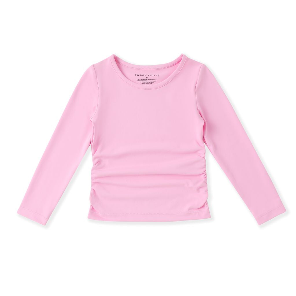 Bubblegum Pink Ruched Top