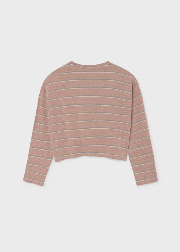 Striped Longsleeve Boxy Tee