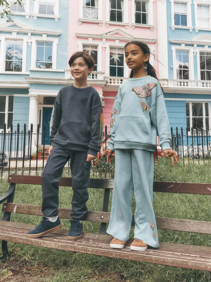 Wide Leg French Terry Pants