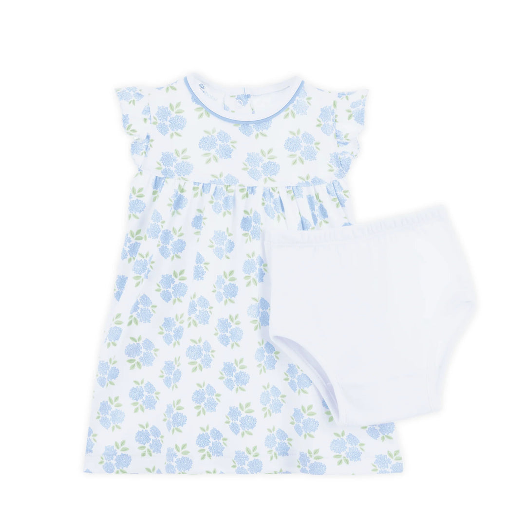 Dreamy Hydrangeas Print Dress