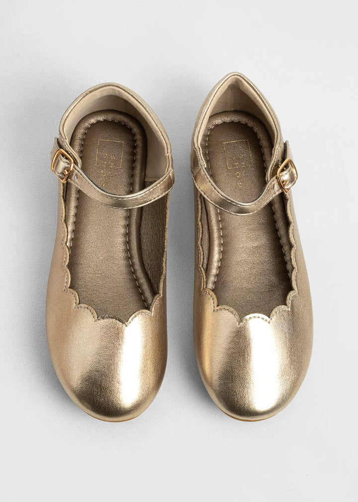 Agatha Mini Light Gold Shoe
