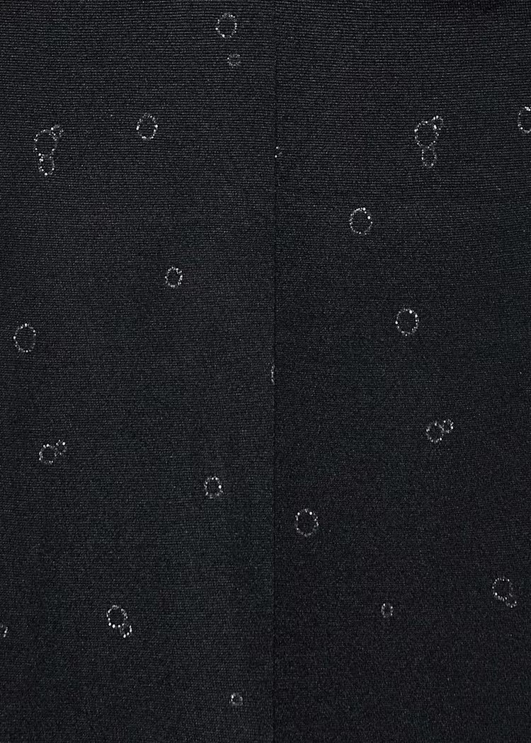 Black Glitter Bubble tights