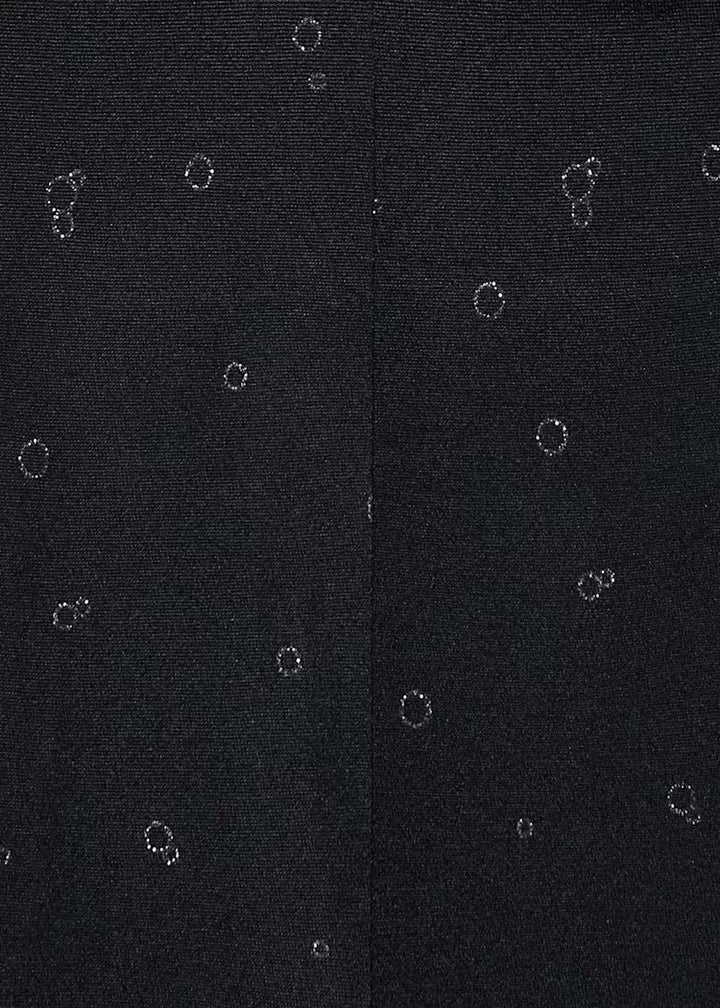 Black Glitter Bubble tights