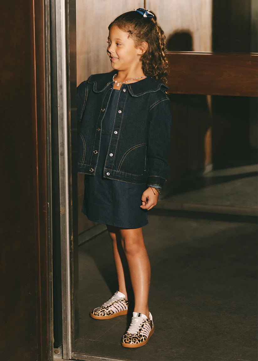 Stevie Mini Leopard Sneaker