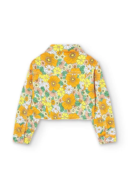 Vintage Floral Cropped Jacket