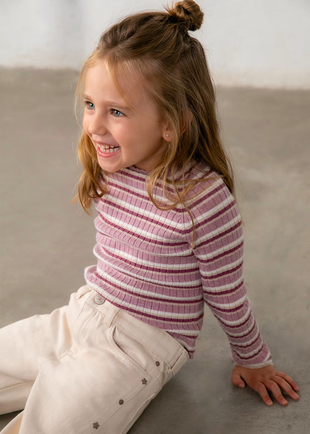 Striped Knit Top
