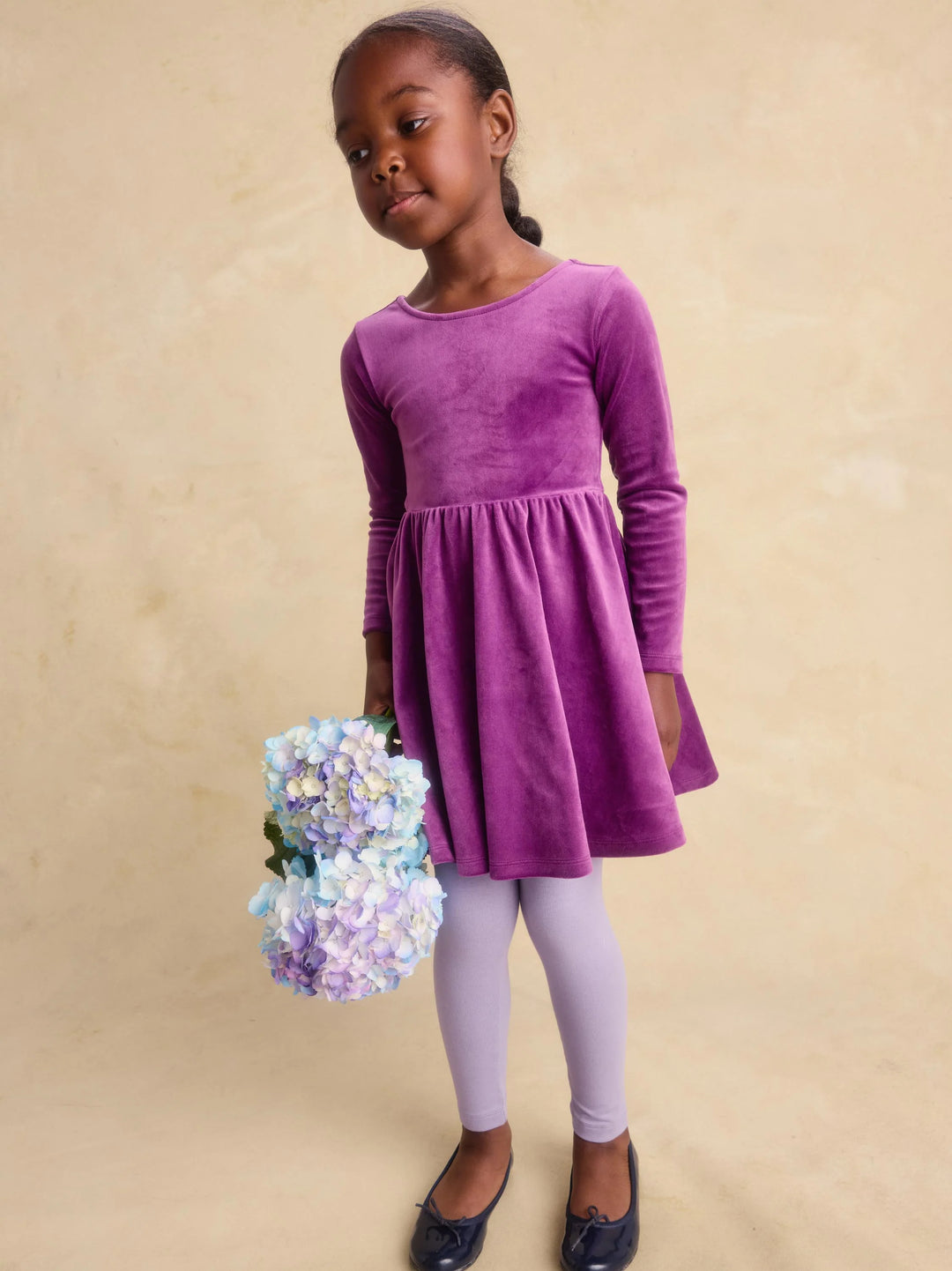 Velour Ballet Dress - Cosmic Berry