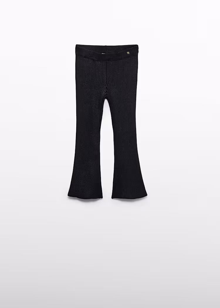Shimmer Ribbed Flare Legging