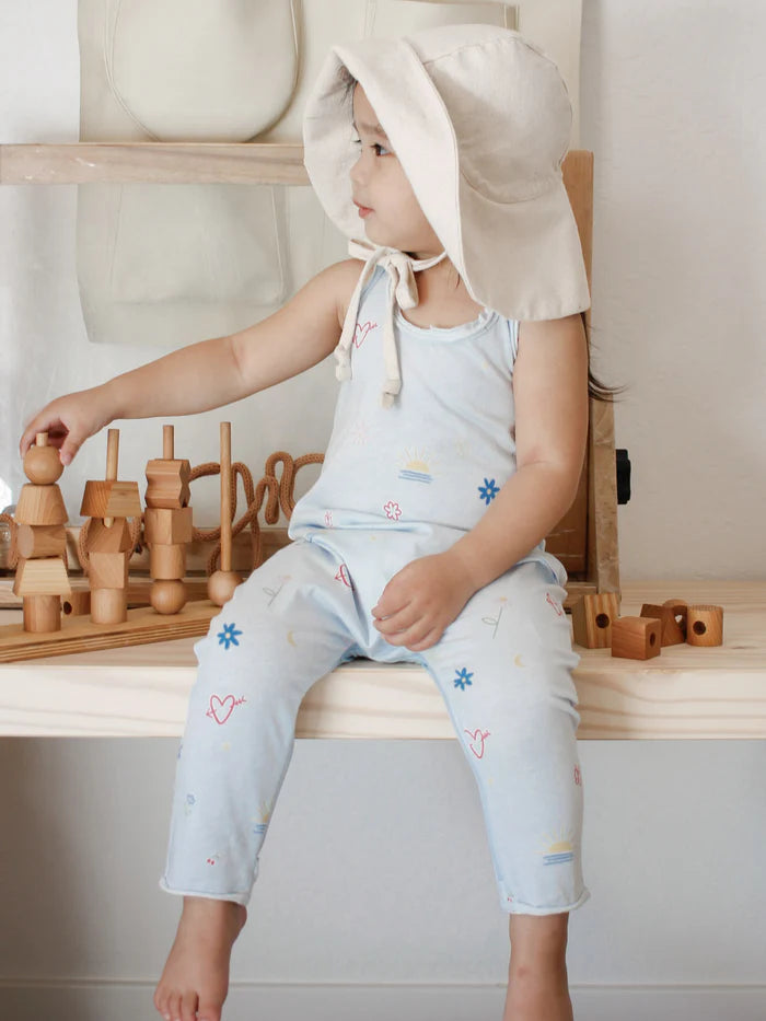Cotton Tank Romper Be Mine