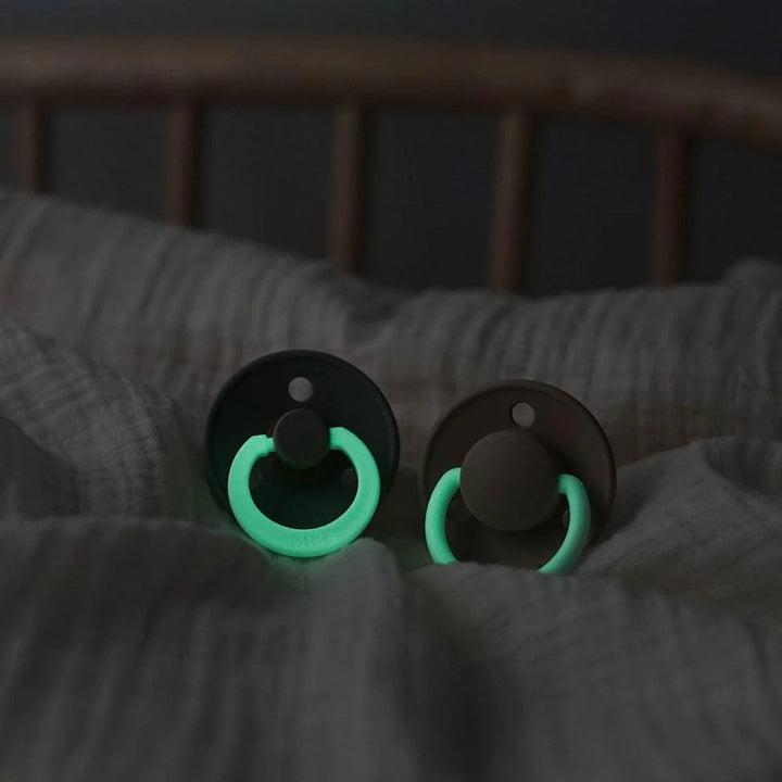 BIBS GLOW 2pack Pacifiers