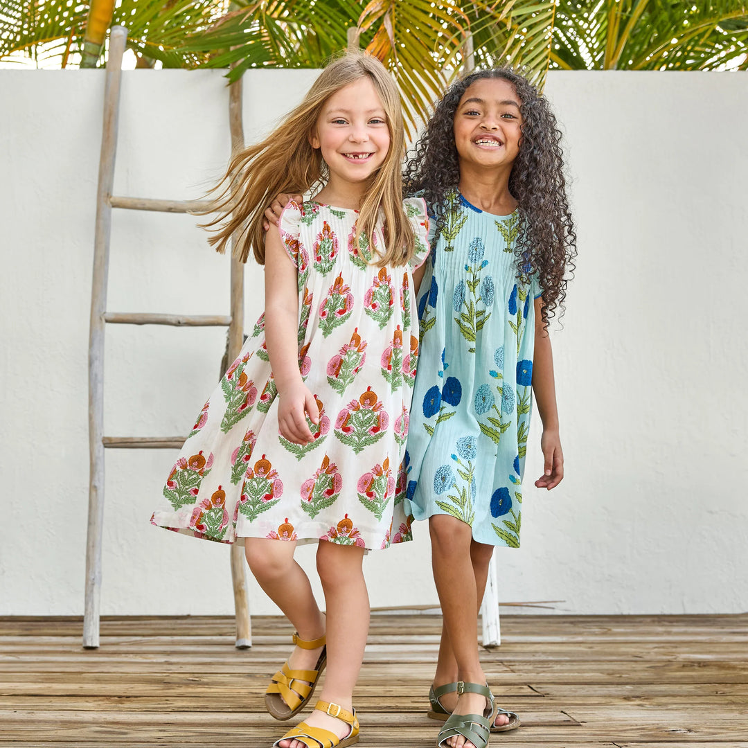 Girls Jaipur Dress Pink Bellflower