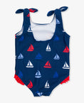 Load image into Gallery viewer, Sail Away Tie Shoulder One Piece
