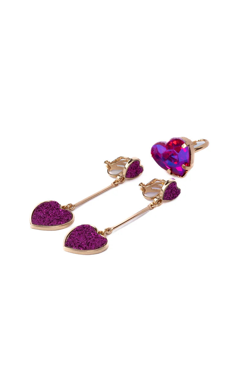 My Favorite Clip on Earrings & Ring Set