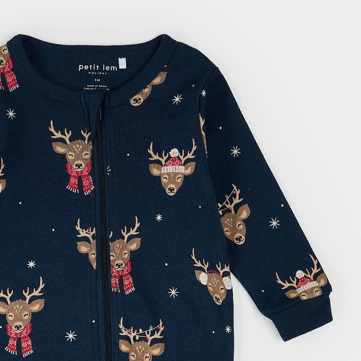 Reindeer Run Footed Sleeper