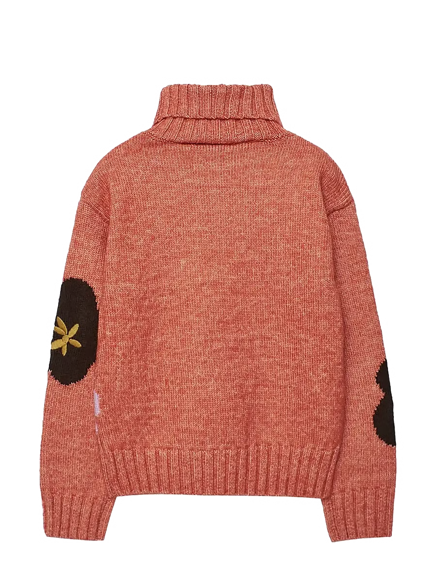 Floral Chunky Sweater