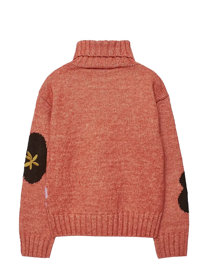 Floral Chunky Sweater