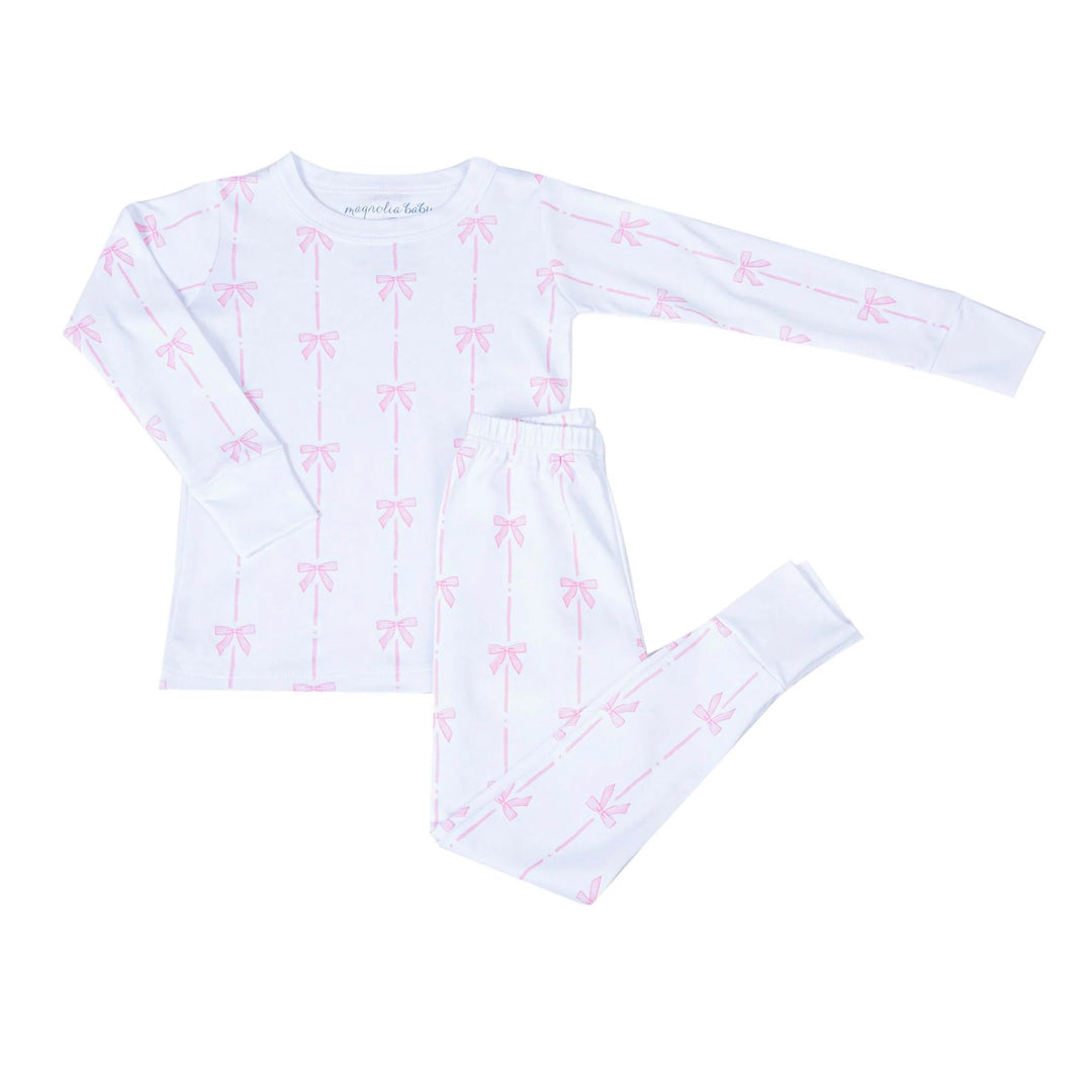Amelia's Classics Pink Toddler Long Pajamas