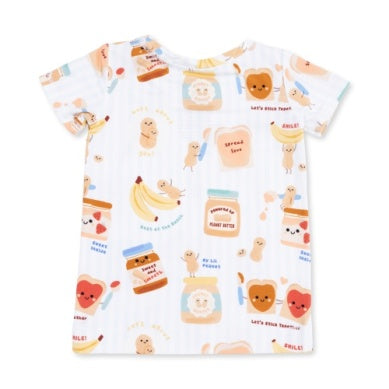 Spread The Love Short Sleeve Loungewear Set
