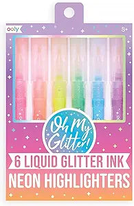 Oh My Glitter Liquid Neon Glitter Highlighters