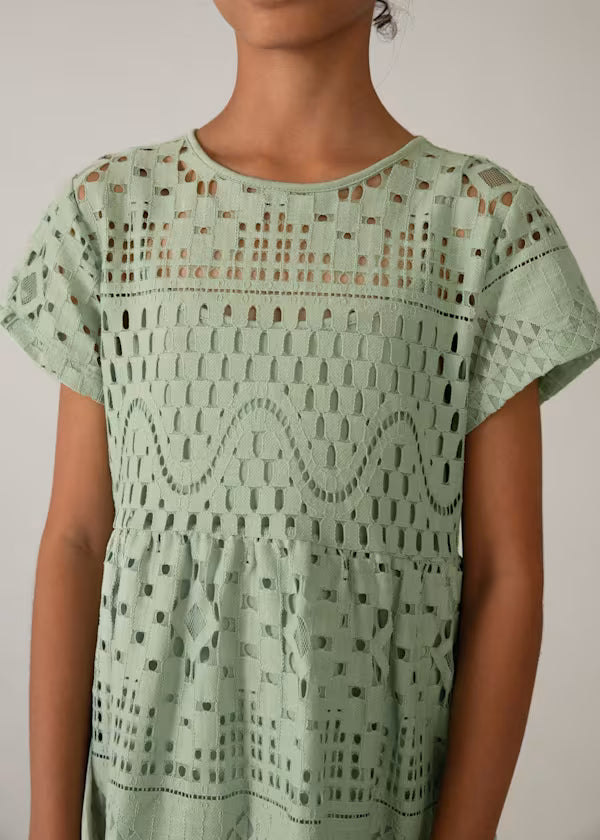 Matcha Lace Dress