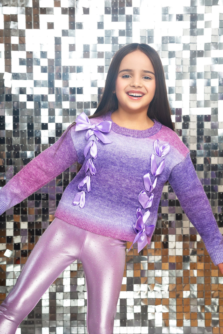 MIA New York Lace-Up Sweater