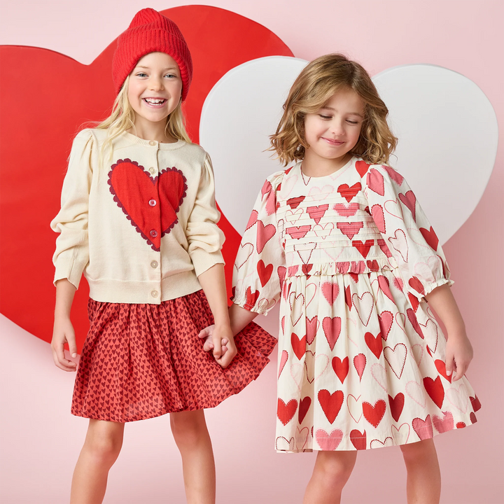 Constance Sweater Scalloped Heart