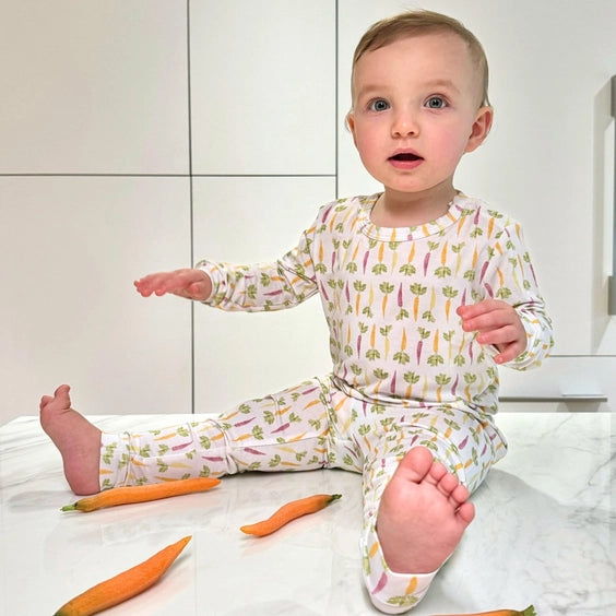 Colorful Carrots Pajama Set