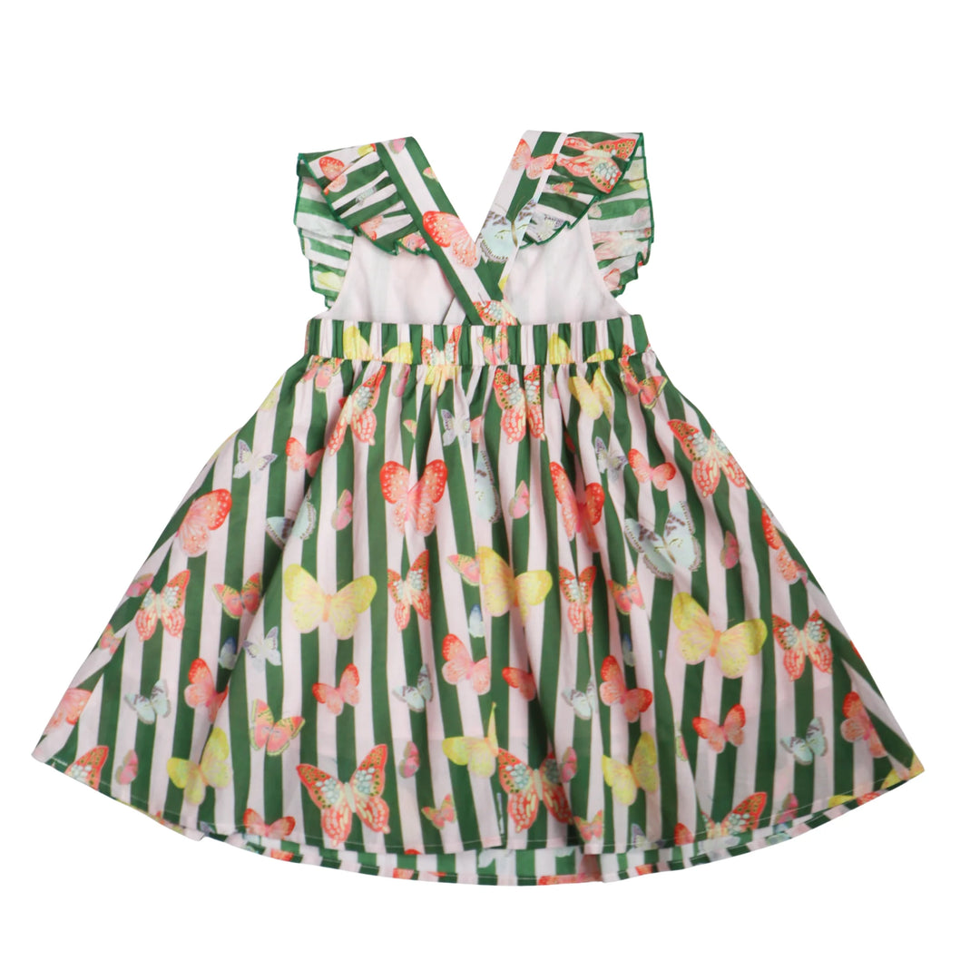 Butterfly Green Josie Dress