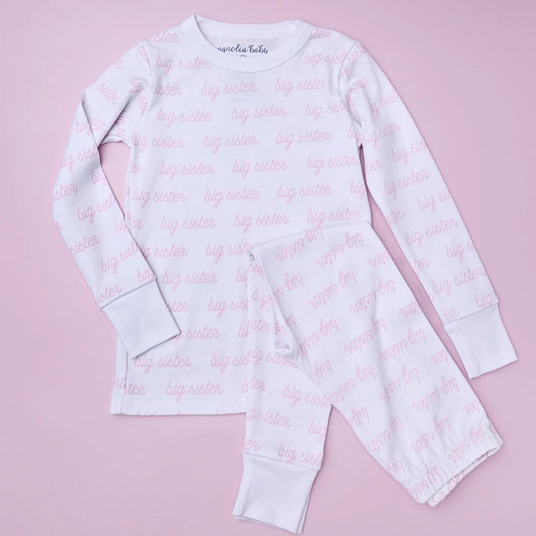 Big Sister Long Sleeve Pajamas