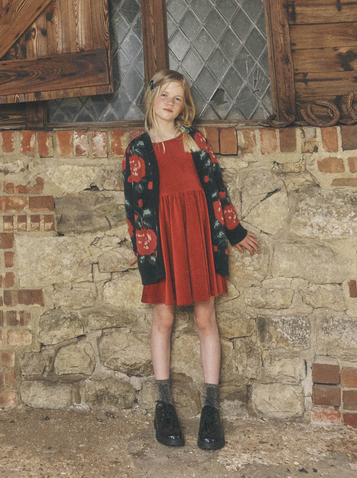 English Rose Long Cardigan