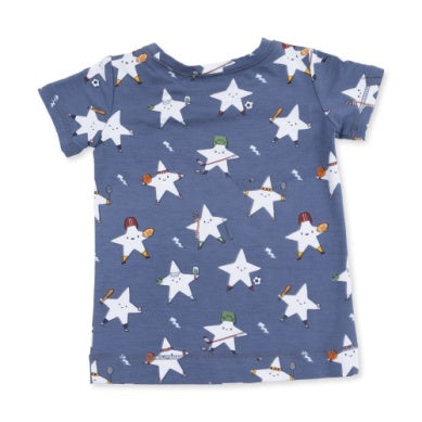 Sports All Stars Glow In The Dark Short Sleeve Loungewear Set